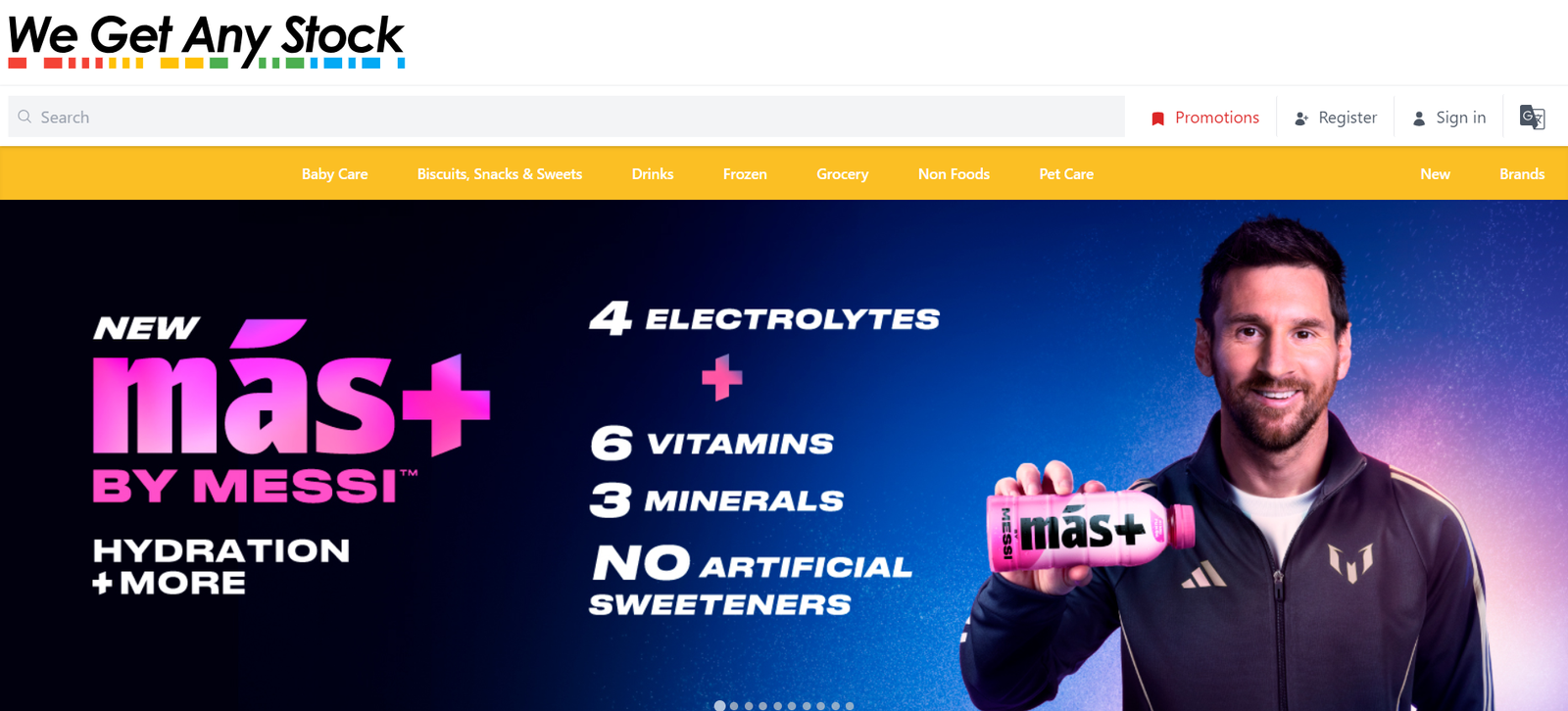 WeGetAnyStock project screenshot